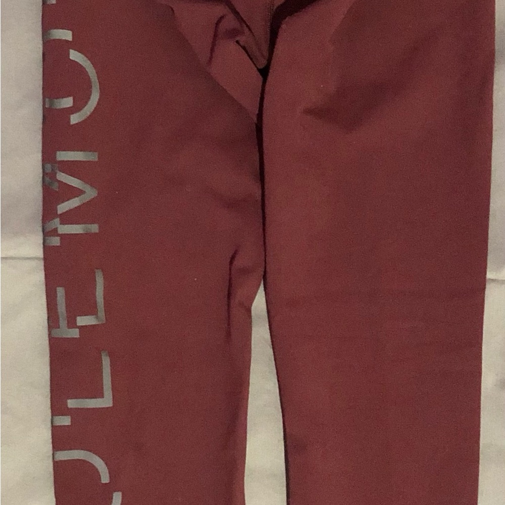 Lululemon Burgundy Leggings